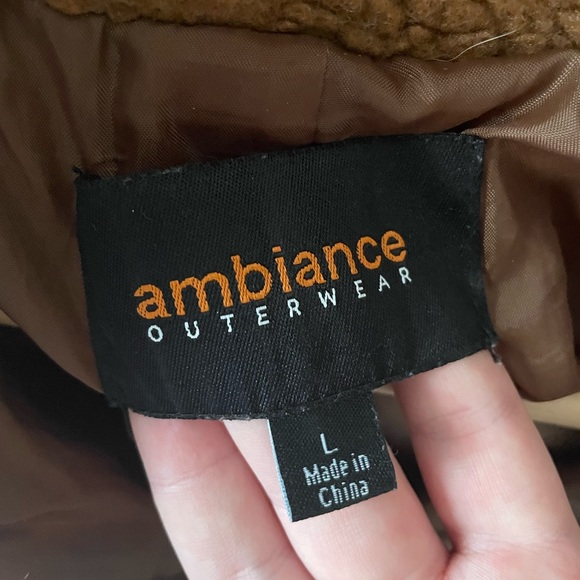 Brown Teddy Sherpa Jacket - Picture 4 of 4